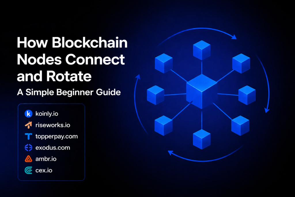 blockchain nodes connect and rotate