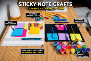Sticky Note Crafts Ultimate Best Guide to Creative DIY Ideas sticky note crafts