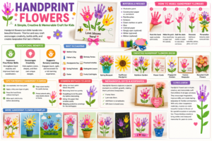 Handprint Flowers Amazing Creative Craft Ideas for Kids