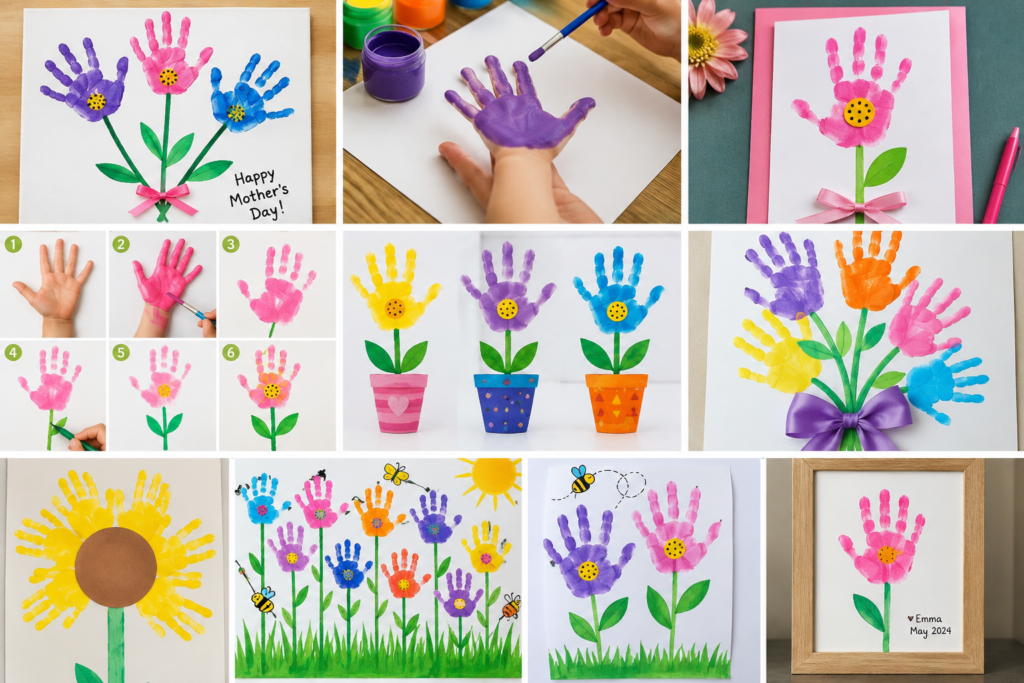 Handprint Flowers